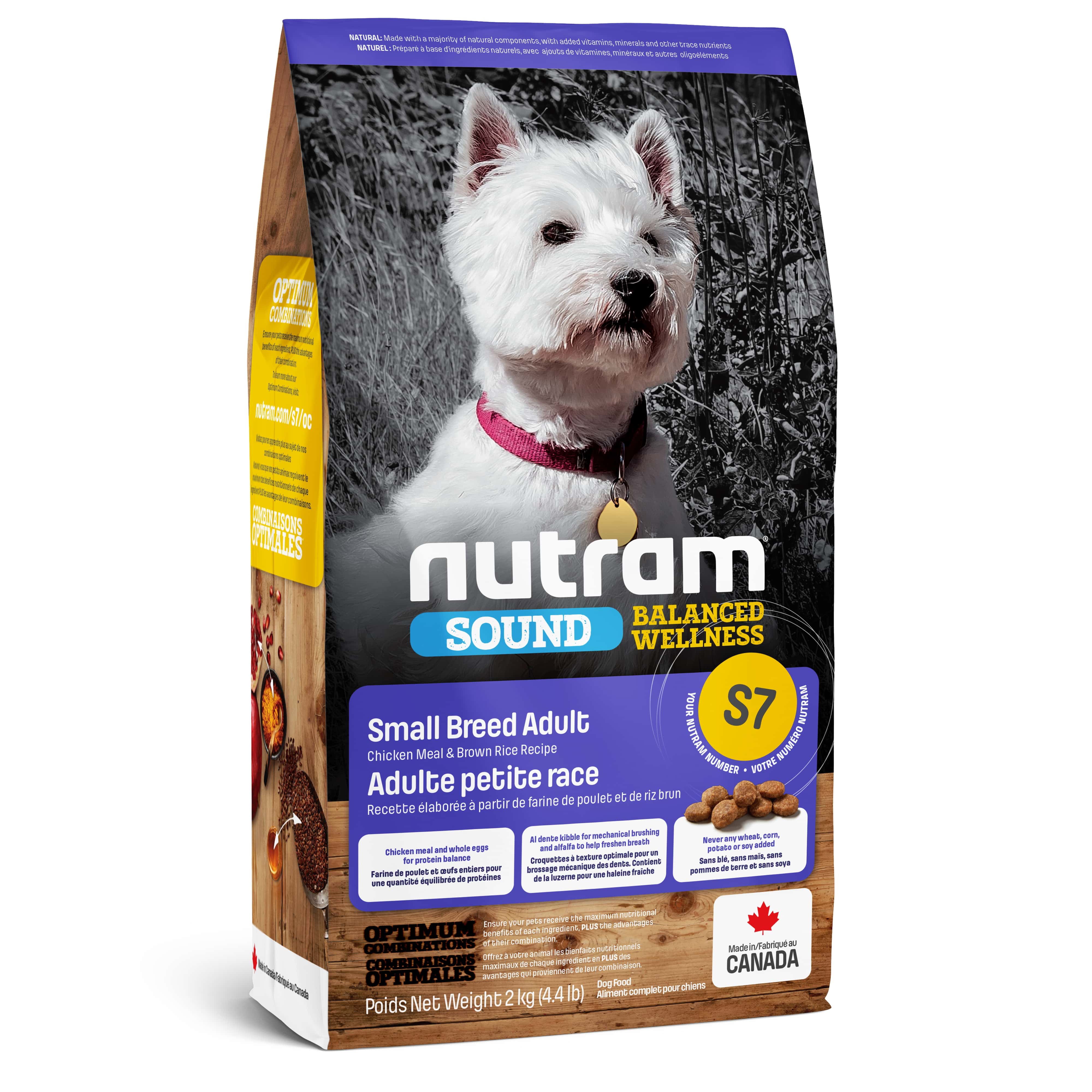 S7 Nutram Sound Balanced Wellness® Small Breed Adult Dog