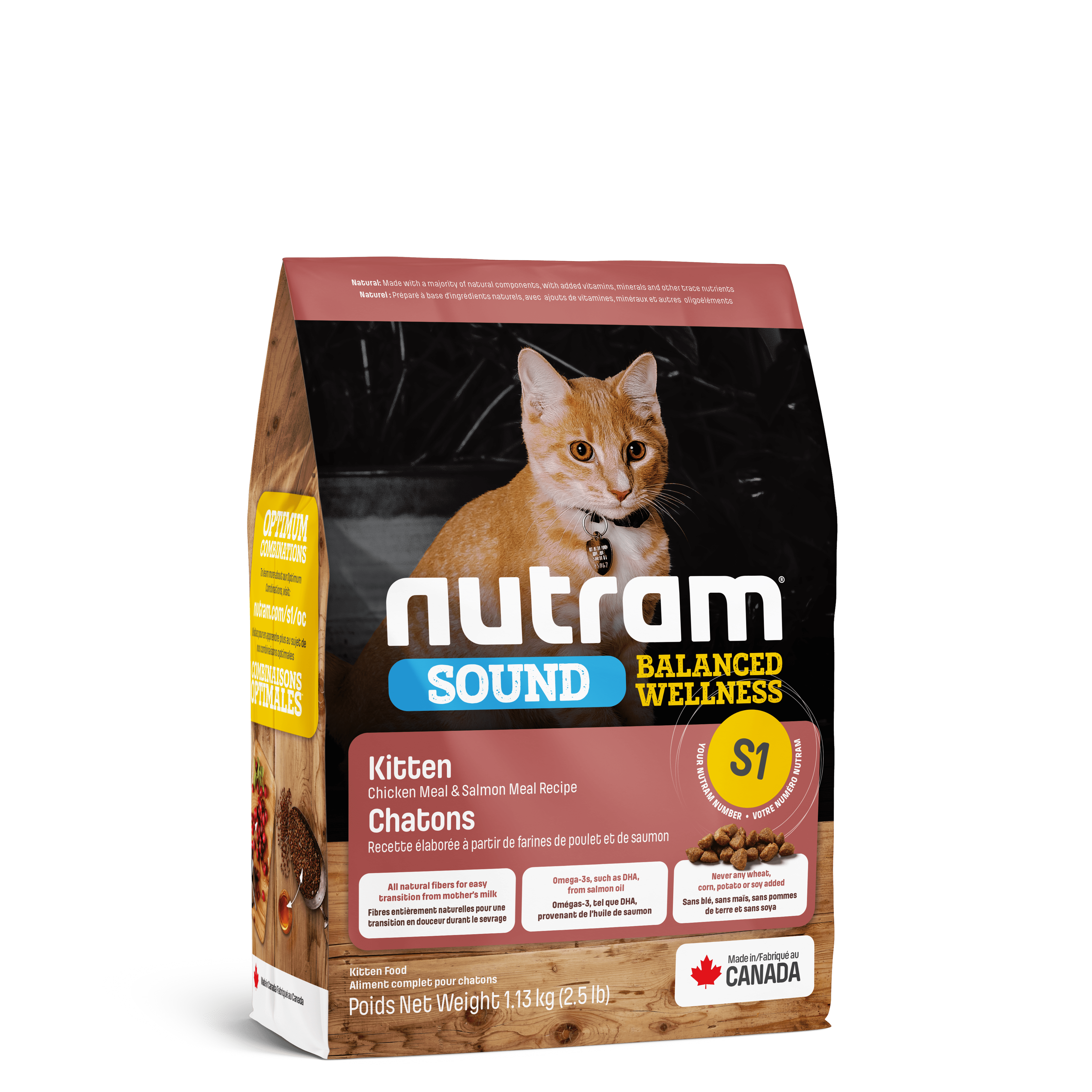 S1 Nutram Sound Balanced Wellness®Natural Kitten Food