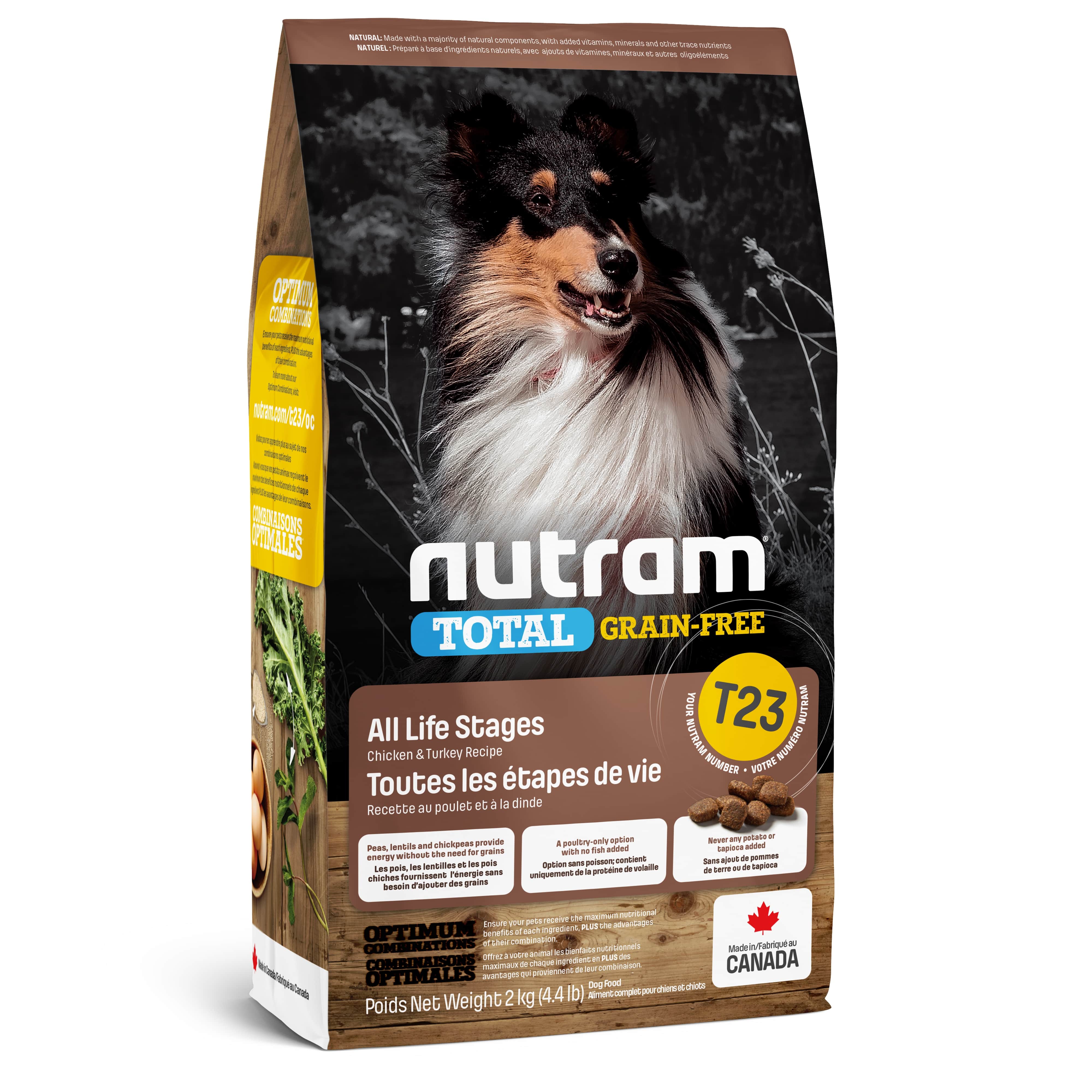 T23 Nutram Total Grain-Free® ® Chicken and Turkey Dog Food 